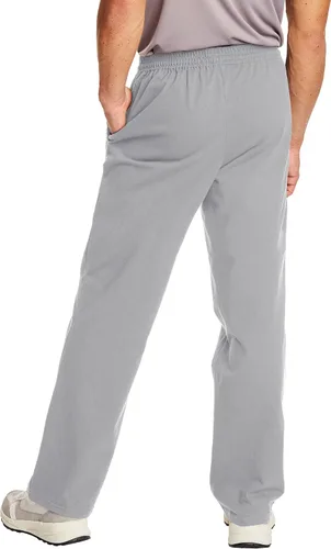 Vista 2 de Hanes - Pantalones deportivos Essentials de algodón para hombre con bolsillos, 33pulgadas
