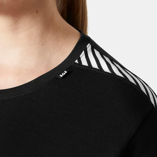 Vista 3 de Helly-Hansen Camiseta de cuello redondo HH LIFA Baselayer para mujer