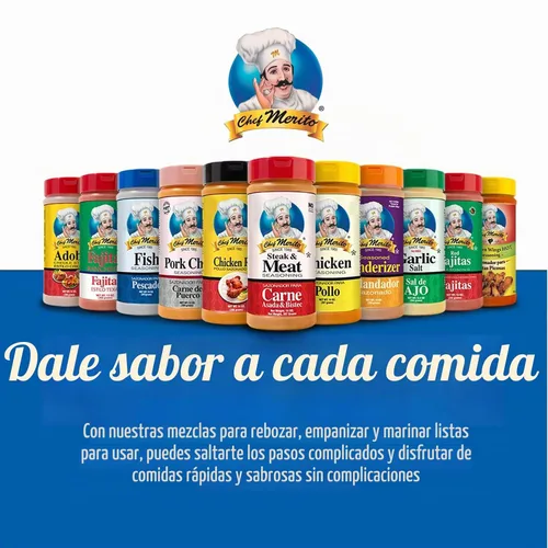 Vista 8 de Chef Merito Adobo, carne, 25 onzas