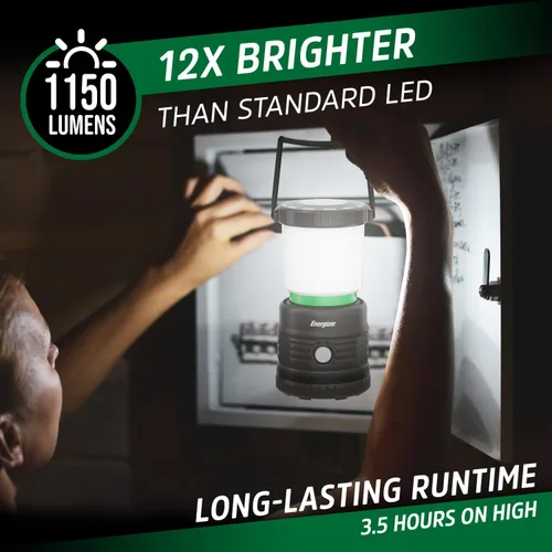 Vista 2 de Energizer - Linterna LED de campamento X1000, luz brillante y resistente para tiendas de campaña, linterna resistente al agua para campamento