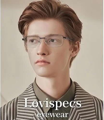 Vista 2 de Lentes de miopía para distancia, para hombres con visión cercana, gafas de miopía para conducir, ver hipermetropía, montura media