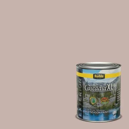 Vista 135 de Rodda Paint CASCADIA XL Pintura e imprimación satinada exterior en uno, cuarto de galón, pimienta de Jamaica