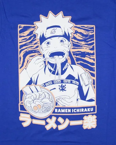 Vista 2 de Naruto Shippuden Ramen Ichiraku - Camiseta gráfica de anime para hombre
