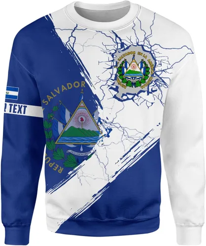 Vista 4 de Camisa personalizada de El Salvador Camiseta personalizada con la bandera de El Salvador para hombres, mujeres, regalo del orgullo salvadoreño de El