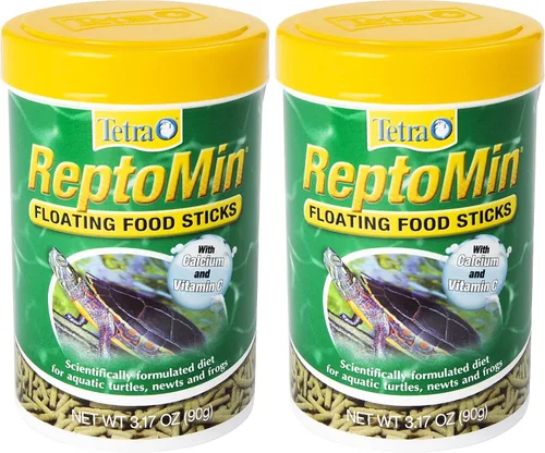 Vista 9 de Tetra ReptoMin Palitos de Comida Flotantes, Alimento para Tortugas Acuáticas, Tritones y Ranas, 1.94 oz
