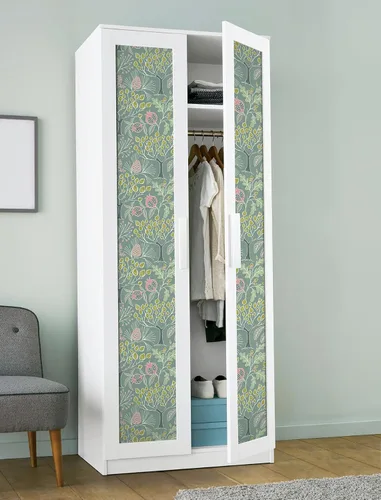 Vista 4 de Wall Pops - Papel tapiz autoadhesivo para jardín, color verde