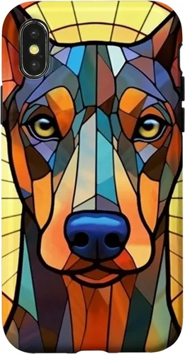 Vista 5 de Funda para iPhone 16 Doberman Dog