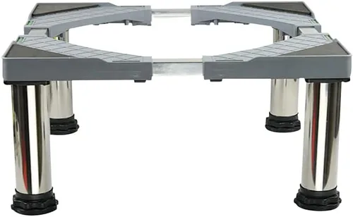 Vista 9 de Soporte ajustable para lavadora, base para refrigerador, largo/ancho, 17 a 25 pulgadas, soporte para secadora, pedestal, soporte para nevera, evita