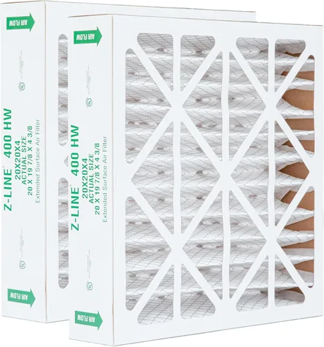 Vista 22 de Glasfloss ZL 8x8x1 MERV 10 (FPR 5-6) Filtros de aire para caldera/aire acondicionado. (Caja de 6). Tamaño real: 8 x 8 x 7/8