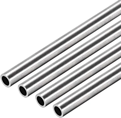 Vista 5 de uxcell Tubo redondo de acero inoxidable 304 0.236 in OD 0.008 in espesor de pared 9.843 in de longitud Tubo recto sin costura 4 piezas