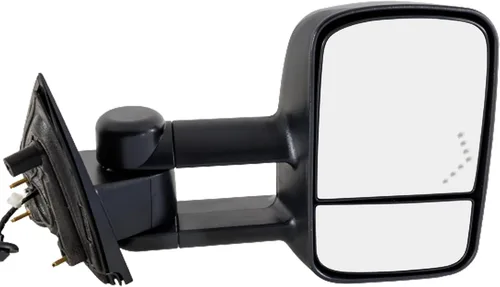 Vista 27 de Kool Vue - Espejo calefactable izquierdo para Chevrolet Silverado 1500 GMC Sierra 1500 2007-2013 plegable eléctrico con luz de señal y lámpara