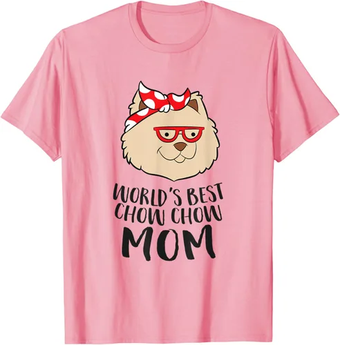 Vista 18 de World's Best Chow Chow mamá lindo Chow Chow perro mamá camiseta Blanco
