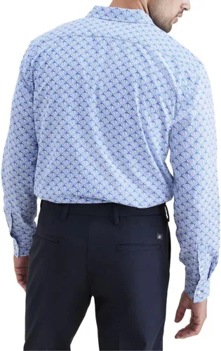Vista 2 de Dockers Men's Regular Fit Long Sleeve Casual Shirt (Regular and Big & Tall)