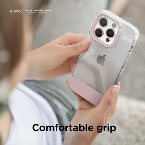 Vista 6 de elago Funda Glide Armor diseñada para iPhone 14 Pro Max, protección contra caídas, funda protectora de TPU a prueba de golpes, piezas mejoradas a