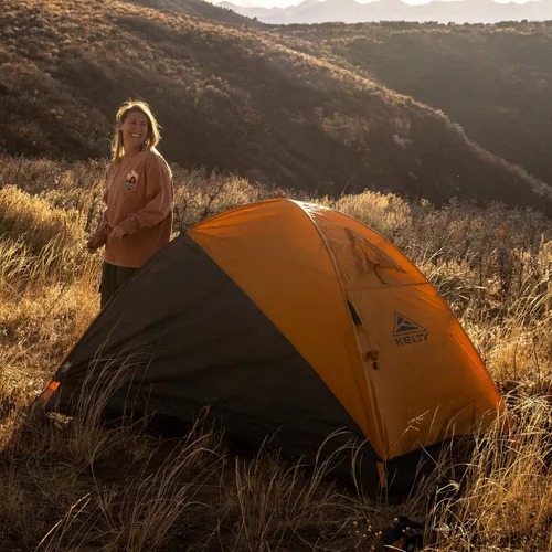 Vista 9 de Kelty Grand Mesa 2P or 4P Backpacking Tent – 3 Season Camping, Thru Hiking Shelter, Aluminum Pole Frame, Single Door + Vestibule