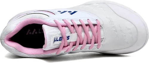 Vista 3 de Condromly Zapatos de pickleball para mujer, suela de goma ligera 19 para agarre y flexibilidad, sin marcas, estabilidad de zapatos de cancha