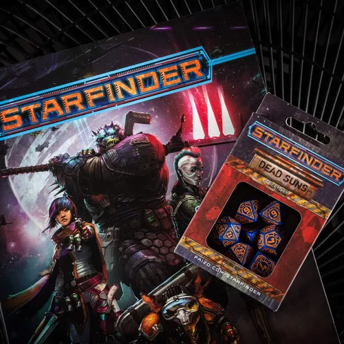 Vista 5 de Q-Workshop Starfinder Dead Suns Juego de dados 7 juegos de mesa