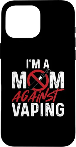 Vista 19 de I'm a Mom Against Vaping Cigarrillo electrónico Funda Vape Vaper para iPhone 17