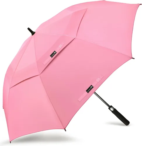 Vista 12 de ZOMAKE - Paraguas de golf a prueba de viento, extragrande, de gran tamaño, de doble dosel resistente para lluvia, juegos deportivos y carrito