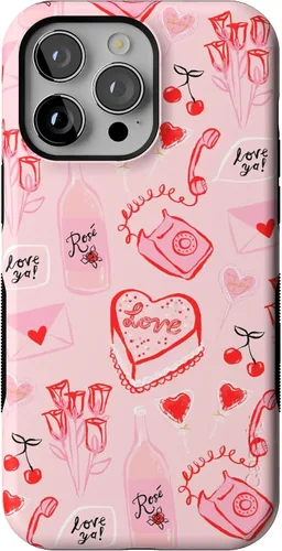 Vista 99 de Casely - Funda para iPhone 14 Pro Max, flores pintadas, Frida Kahlo Floral Girly, compatible con MagSafe