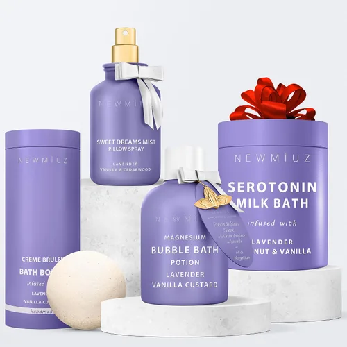 Vista 7 de Sweet Dreams - Almohada para dormir en aerosol Lavanda Vainilla Cedro Aceites Esenciales Aromaterapia Niebla Calmante Alivio del Estrés Ducha Spray