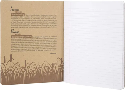 Vista 5 de Mintra Office - Cuadernos 100% reciclados, caña de azúcar, Design Cover 3pk Funda de diseño 3pk