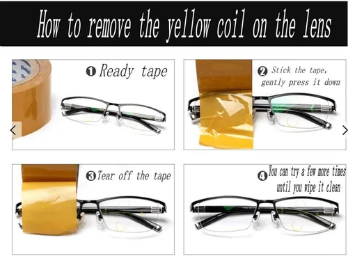 Vista 6 de Gafas de lectura con marco de metal de enfoque múltiple fotocromático progresivo para hombre de moda