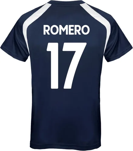Vista 14 de Tottenham Hotspur Camiseta de entrenamiento de poliéster para hombre de regalo oficial de fútbol del FC Romero blanco