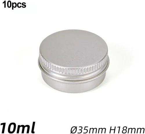 Vista 2 de Aluminum Cosmetic Tin Containers With Tight Sealing Lids