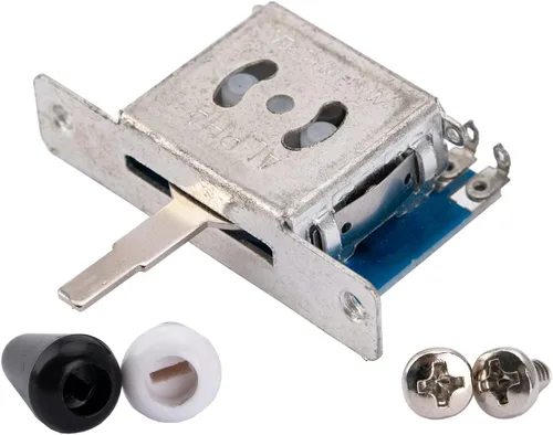 Vista 4 de Interruptor de palanca selector de recogida de 5 vías Alpha para guitarra eléctrica estilo Strat de importación