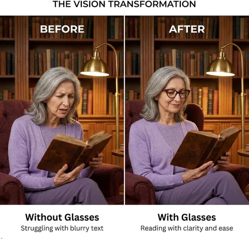 Vista 9 de Eyekepper Paquete de 4 lentes con diseño de ojo de gato de gran tamaño para mujer Stylish Womens Eyeglass, All-Day Comfort Spring Hinges, Large