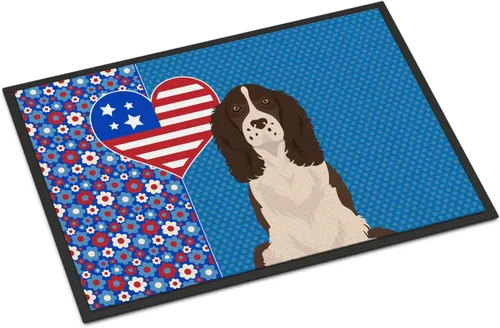 Vista 86 de Caroline's Treasures WDK5119JMAT Airedale Terrier USA - Tapete para interiores o exteriores, 24 x 36 pulgadas, tapete para puerta delantera