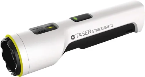 Vista 10 de TASER StrikeLight 2 Linterna recargable de autodefensa con carga de aturdimiento dolorosa de 10 µC Protección portátil, ligera para correr, Negro