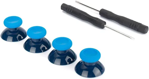 Vista 8 de 4 x Thumbsticks Replacement for Xbox One for PS4 ControllersNot for Scuf PS4 2 Pairs Analog Joysticks Grip Replacement Parts for Xbox One S Slim for