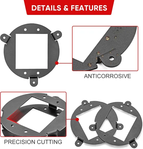 Vista 2 de WSays Soporte de montaje de bisel de conversión de actualización de faros compatible con Can-Am Outlander XMR Max L 400 450 500 570 Luz de montaje