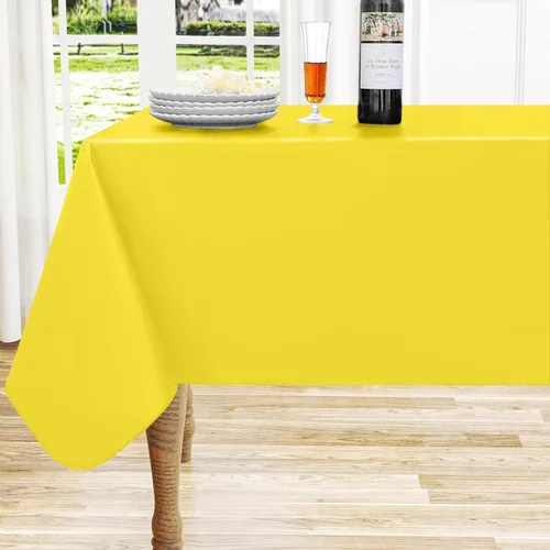 Vista 21 de homing - Mantel cuadrado de vinilo, mantel de plástico impermeable y a prueba de derrames con respaldo de franela, cubierta de mesa fácil de limpiar