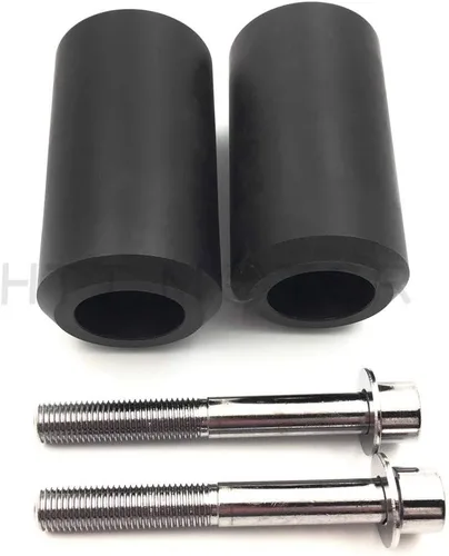Vista 10 de Protector de deslizamiento de marco con puntas, protector contra caídas, aluminio negro para Yzf 600R Thundercat 96-07 [N/P: MT290-012]