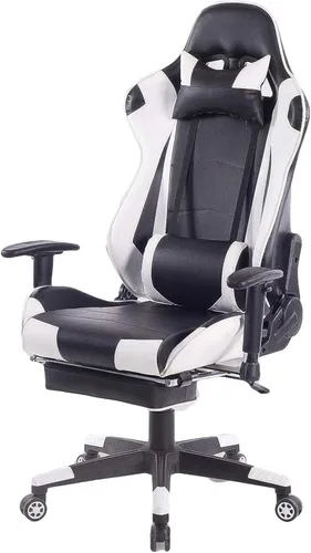 Vista 8 de Home Ergonomic Office Chair Ergonomic Computer Chair with Adjustable Height,Gaming Chair,High Back Adjustable Swivel Video Game Chair with Footrest