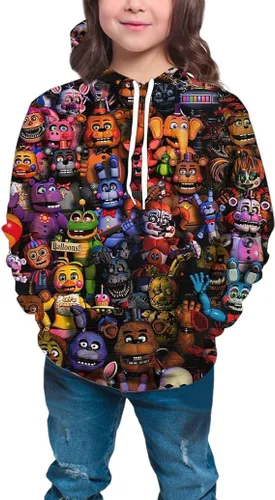 Vista 3 de Novedosa sudadera con capucha casual unisex de manga larga con bolsillo