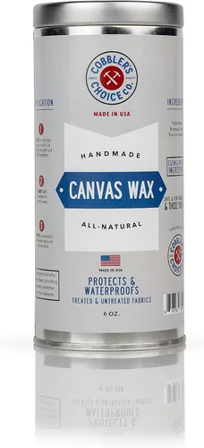 Vista 9 de Cobbler's Choice Canvas Wax - ¡Protege los textiles del viento, el agua y los elementos!