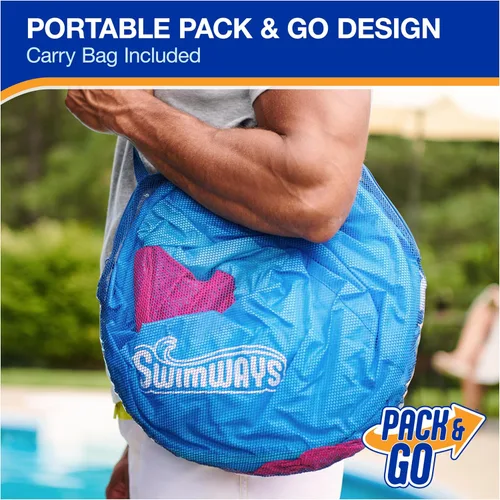 Vista 6 de SwimWays Spring Float - Tumbona reclinable prémium para piscina, flotadores inflables para adultos con inflado rápido para edades de 15 años