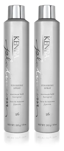 Vista 9 de Kenra Professional Platinum Finishing Spray 26 Maximum Hold Hairspray Fast-drying, Non-Flaking, Non-Drying Humidity-Resistant All-Day