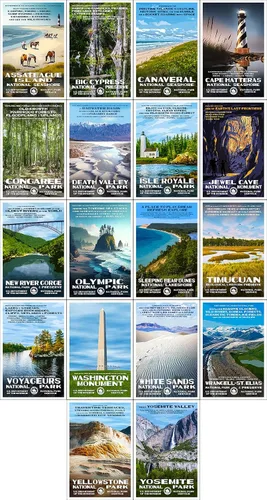 Vista 3 de National Park Posters - Postales con Obras Originales de Robert B. Decker (Serie A)