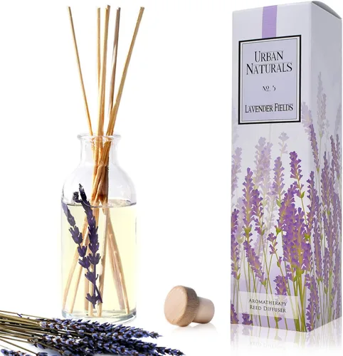 Vista 48 de Urban Naturals Amber & Lavender - Juego de difusor con varillas aromáticas Colección de aromaterapia (Awaken + Renew) Mind & Body Ambientador