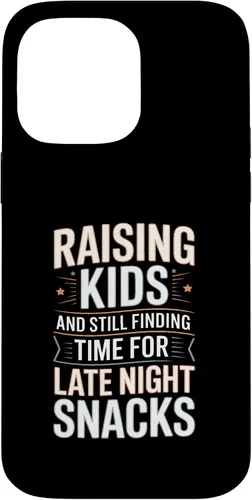 Vista 21 de Raising Kids and Still Finding Time for Late Night Snacks Case for iPhone 17