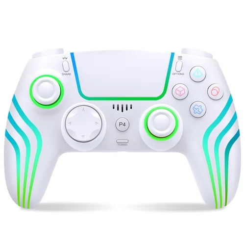 Vista 7 de JYELUK Wireless Controller for PS5 with RGB Lighting, Compatible with PS5 Controller/Windows PC,/Android/iOS