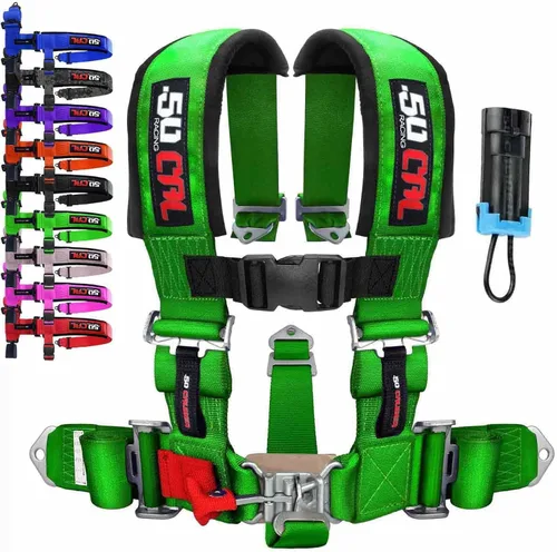Vista 11 de 5 Point Harness for Bucket Seat & Bypass Plug for Bucket Seat, 9 Color Options, Compatiable with Canam, Racing Harness, UTV