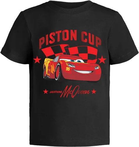 Vista 3 de Disney Camiseta gráfica Cars Lightning McQueen Pixar (juegos) Tow Mater Doc Cruz Finn Outfit Tee Niños Cumpleaños Ropa para niños