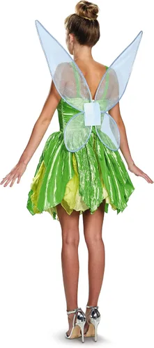 Vista 2 de Disfraz de campana de prestigio para mujer, Verde