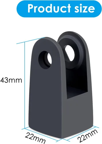 Vista 5 de YOUSHARES HyperX Quadcast Mount Adapter para HyperX Quadcast s Mic – El adaptador de repuesto de brazo brazo HyperX Quadcast obtiene el soporte